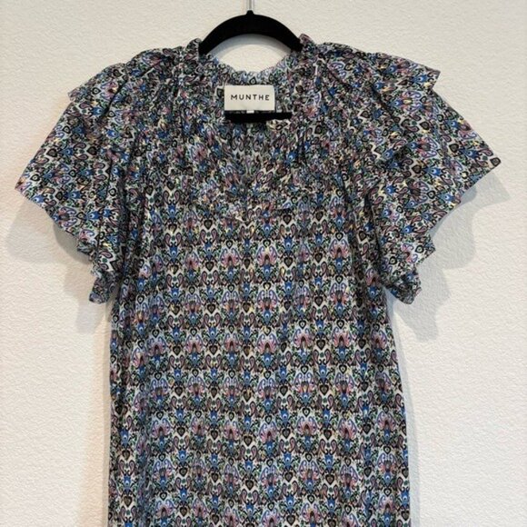 MUNTHE Silk Blend Joyace Dress - Picture 4 of 9